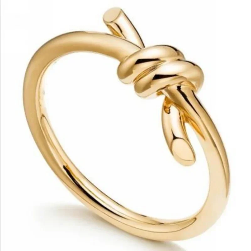 

Gold-Plated Knot Open Band Ring