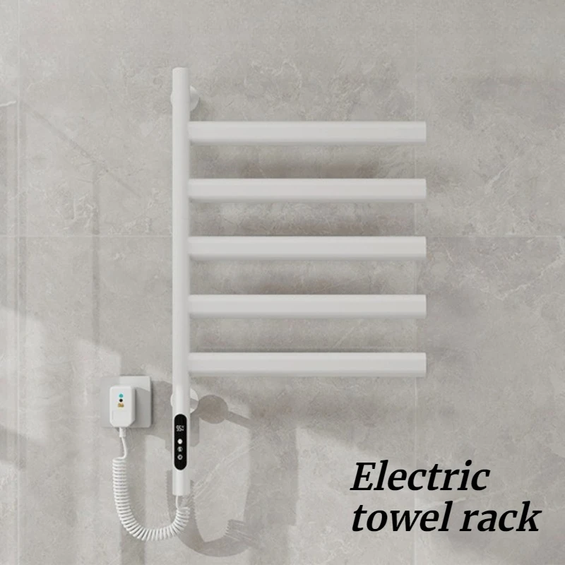 

Electric Bath Towel Warmer Stainless Steel Waterproof Digital Display Electric Towel Heated Rack Home Bathroom Equipment