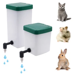 1Set 500ML/1000ML Rabbit Drinking Water Bottle Bucket Water Nipple Bottle for Hamster Bunny Pet Cage Drinker Equipments