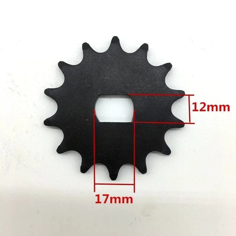 Motor inner square hole gear 9  10 12  14 16 teeth 420 model 428 sprocket BM1418
