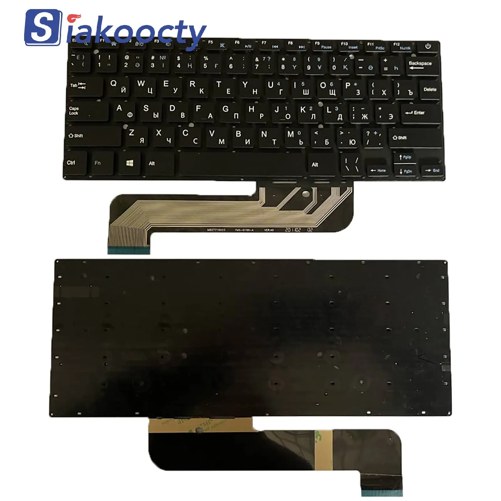 NEW RU Keyboard AXIOO MYBOOK14 CW1533 K2919 P/N:YXT 0280GG NB92-13