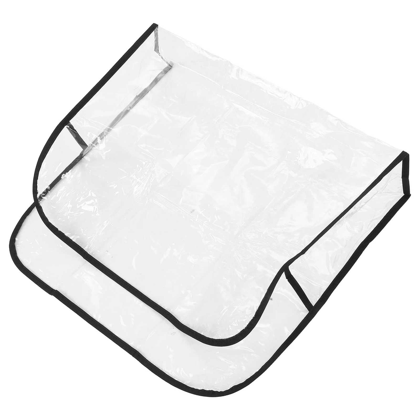 

Transparent PVC Salon Chair Cover Protector Square Hairdressing Chair Slipcover Durable Clear Furniture Protector