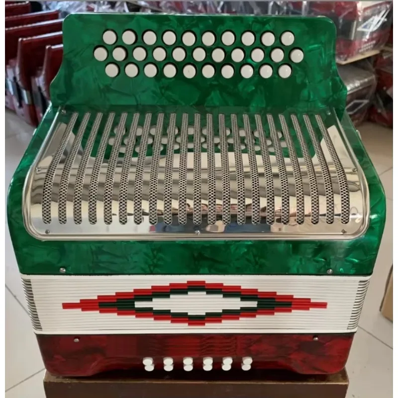 Button Accordion 8 Bass 21 Keys 12 Bass 31/34 Keys Full Scale Piano Accordion Factory Outlet