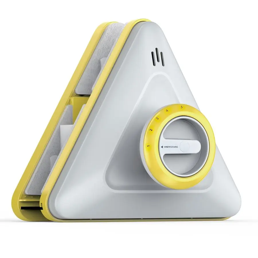 

Magnetic Window Cleaner Adjustable Glass Wiper amp Brush Tool for HighRise Double Single Glazed Windows, Fits 0.21.1 Thickness