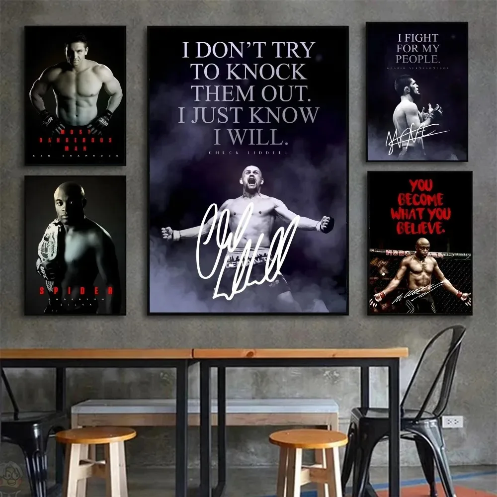 Classic Boxing Match Sports Legends Poster Max Holloway Conor Mcgregor Canvas Painting Wall Pictures For Home Club Decor