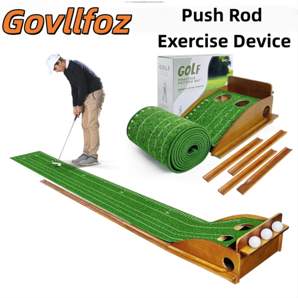 Professional Golf Portable Removable Putter Practice Office Home Mini Outdoor and Indoor Training Set Tool Golf Practice Mat