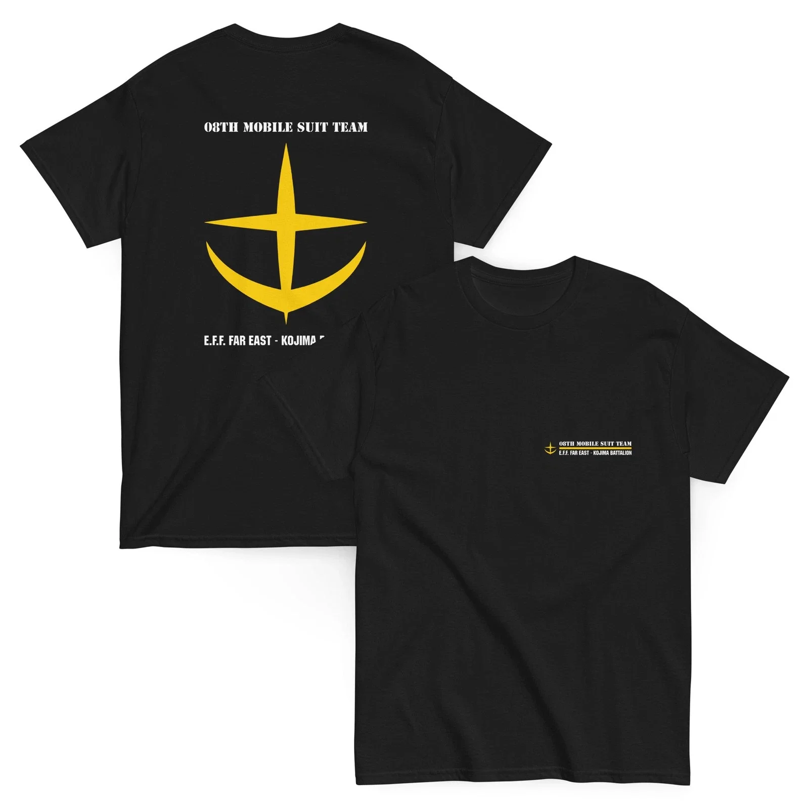 Camiseta de algodón puro del equipo MS Gundam de 8.ª generación 2026, cómoda, transpirable, de alta calidad, aislante, estilo Y2K