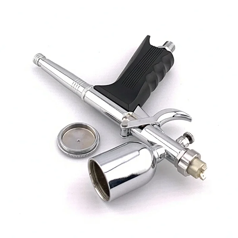 Fan-shaped round discharge handheld plate machine type 0.3 0.5 caliber dual-purpose airbrush car quick painting point repair