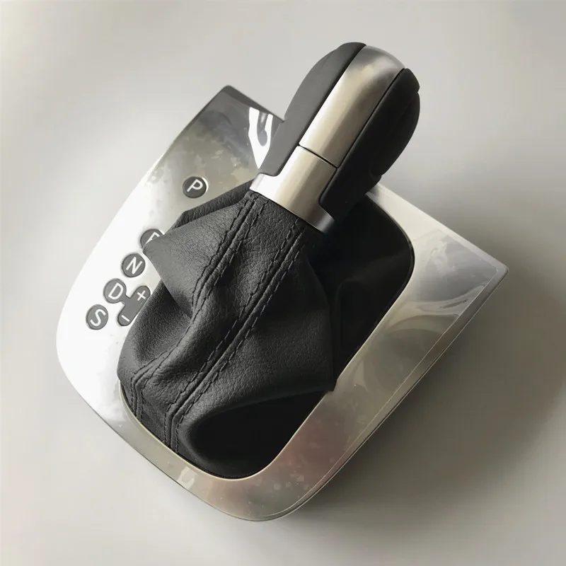 

Для моделей VW 12-15 Sagitar Golf 6, автоматический рычаг переключения передач, гандбол DSG, рычаг переключения передач, кожаный чехол, рычаг переключения передач, автомобильные аксессуары