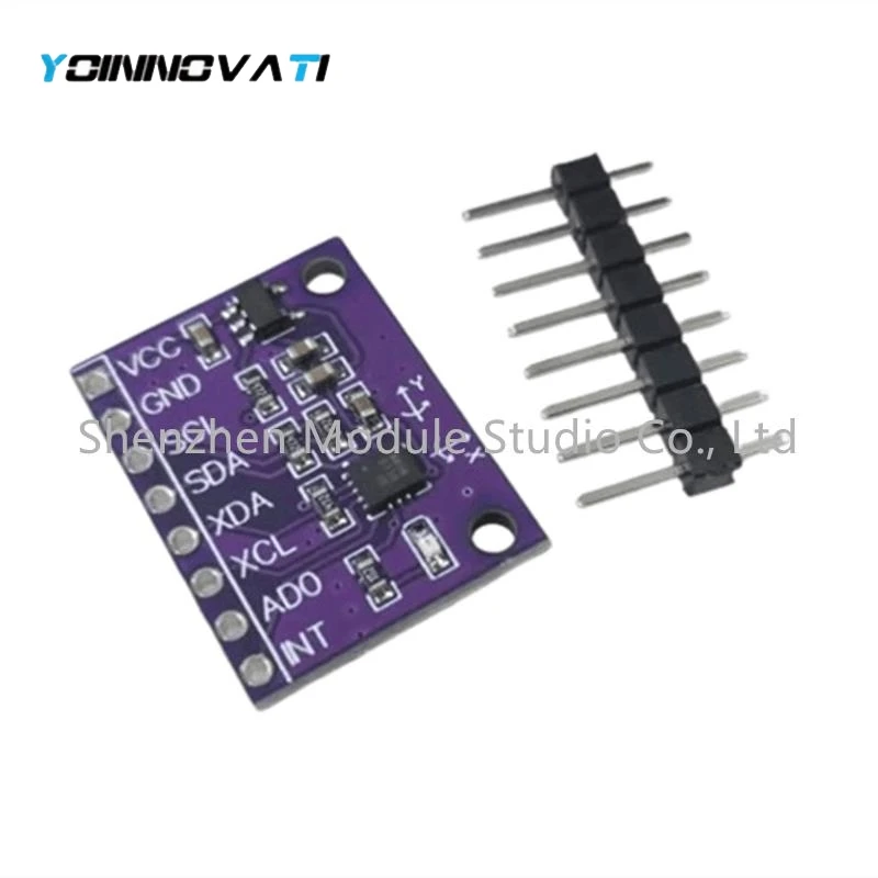 YT QMI8658 sensor module is compatible with the BMI160 six-axis gyroscope evaluation board 6DFO instead of the MPU6050