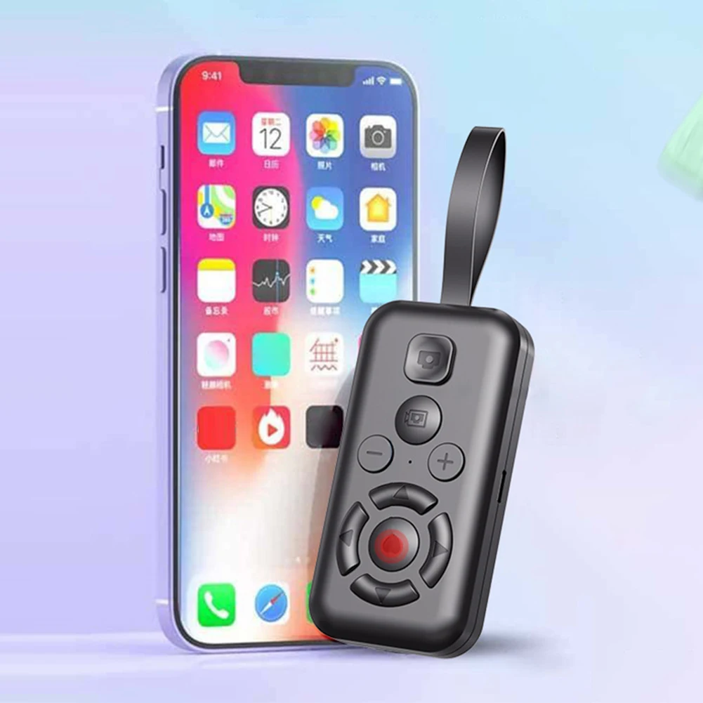 ل Tik Tok سماعة لاسلكية تعمل بالبلوتوث المحمول Selfie كسول الموسيقى فيديو التحكم عن بعد الهاتف المحمول وحدة تحكم بلوتوث لجميع آيفون