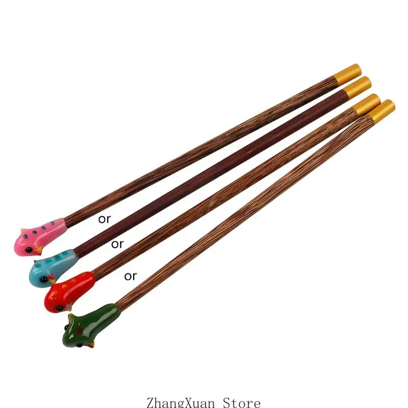 Interaktiver Betta-Fisch-Stimulationsstab, Betta-Trainingsfischspielzeug aus Naturholz und Harz, 3 x – Detail 5