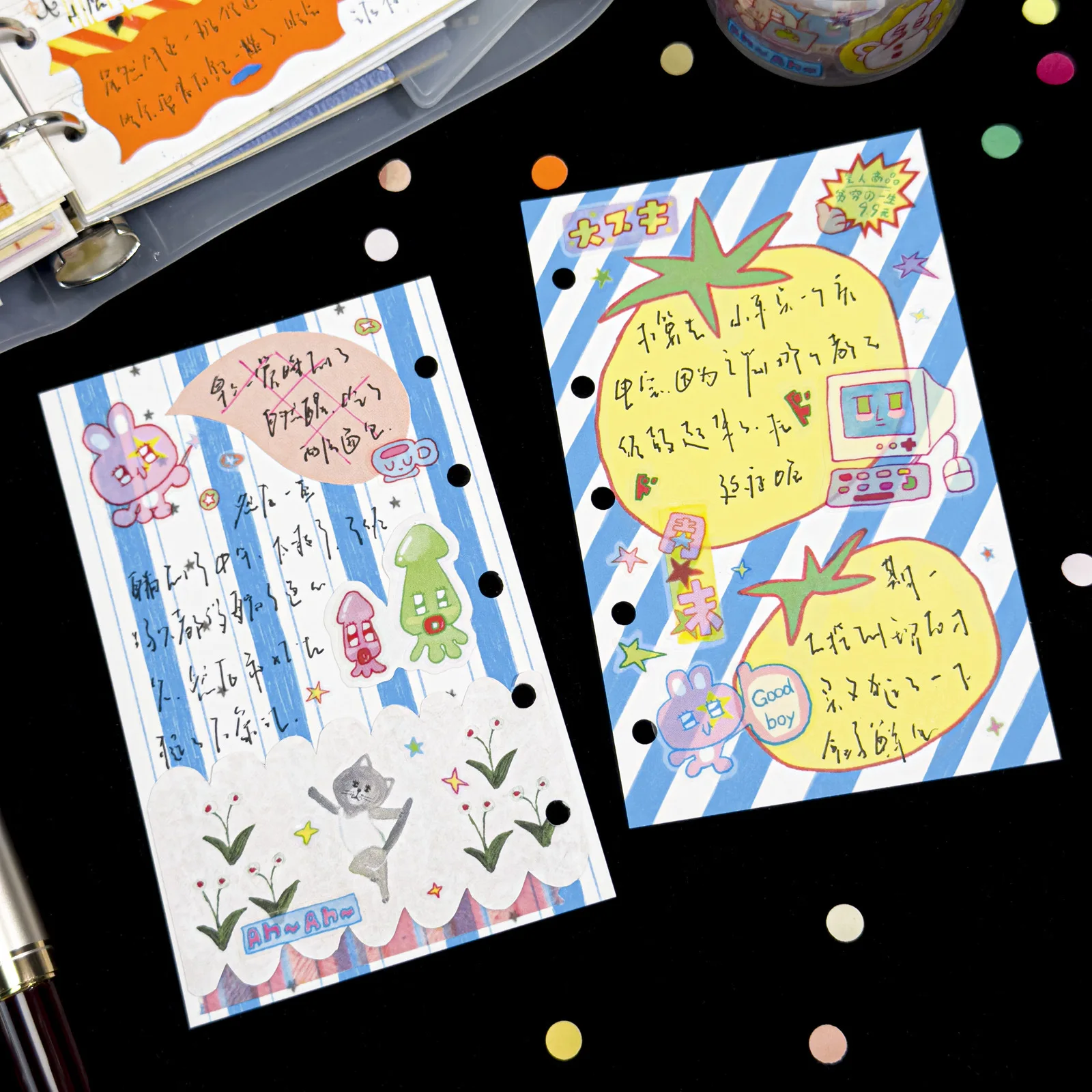 

1pcs DIY Decoration Adhesive Tapes Japanese zone out Washi Tapes Masking Tapes stickers stationery