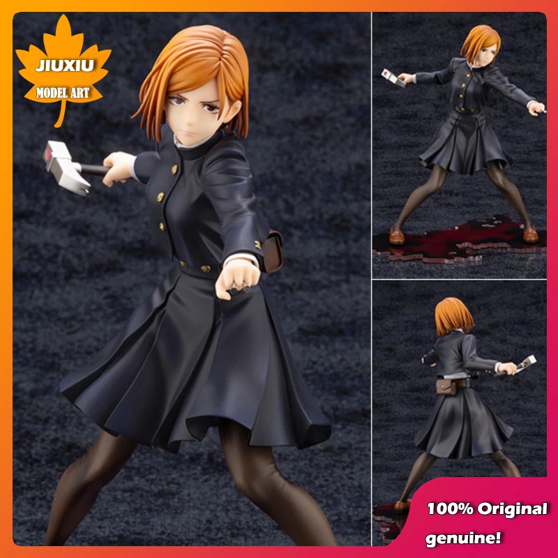 100% Original:Anime Jujutsu Kaisen Kugisaki Nobara 19cm PVC Action Figure Anime Figure Model Toys Figure Collection Doll Gift