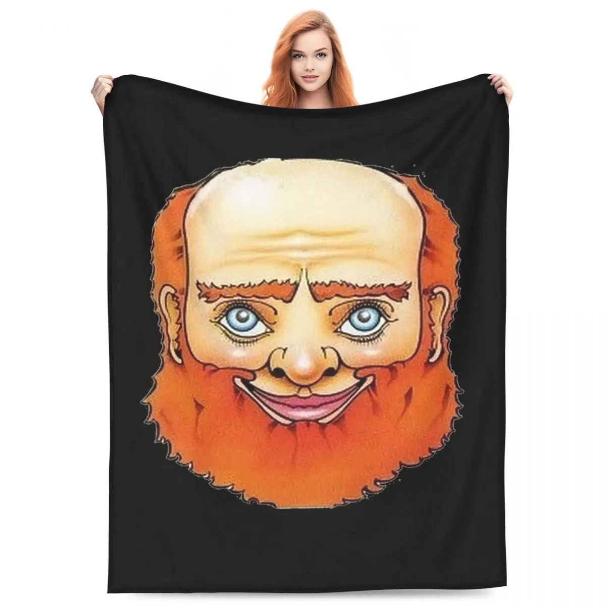 Gentle Giant Logo Blanket Flannel Sofa Throw Blanket Multi-function for Home Bedroom Office Throws Bedspread Quilt