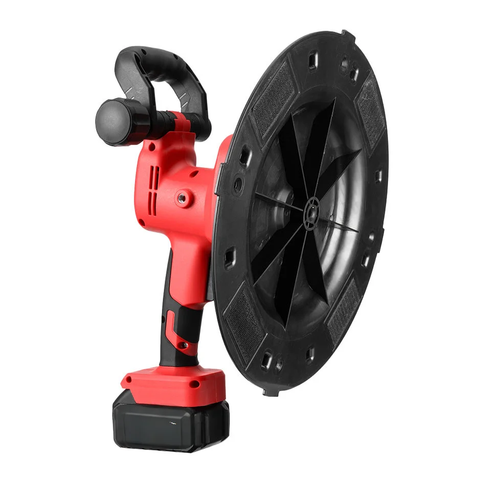 Handheld 400W Wall Plastering Machine Lithium Battery Power Trowel For Cement Mortar Polishing