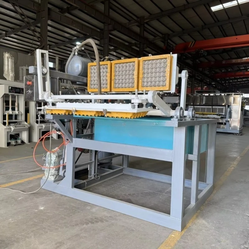 2021 Hot New Customizable Pulp Forming Machine Egg Tray Making Equipment Core Motor Pump Engine Gearbox Gear Bearing Farms