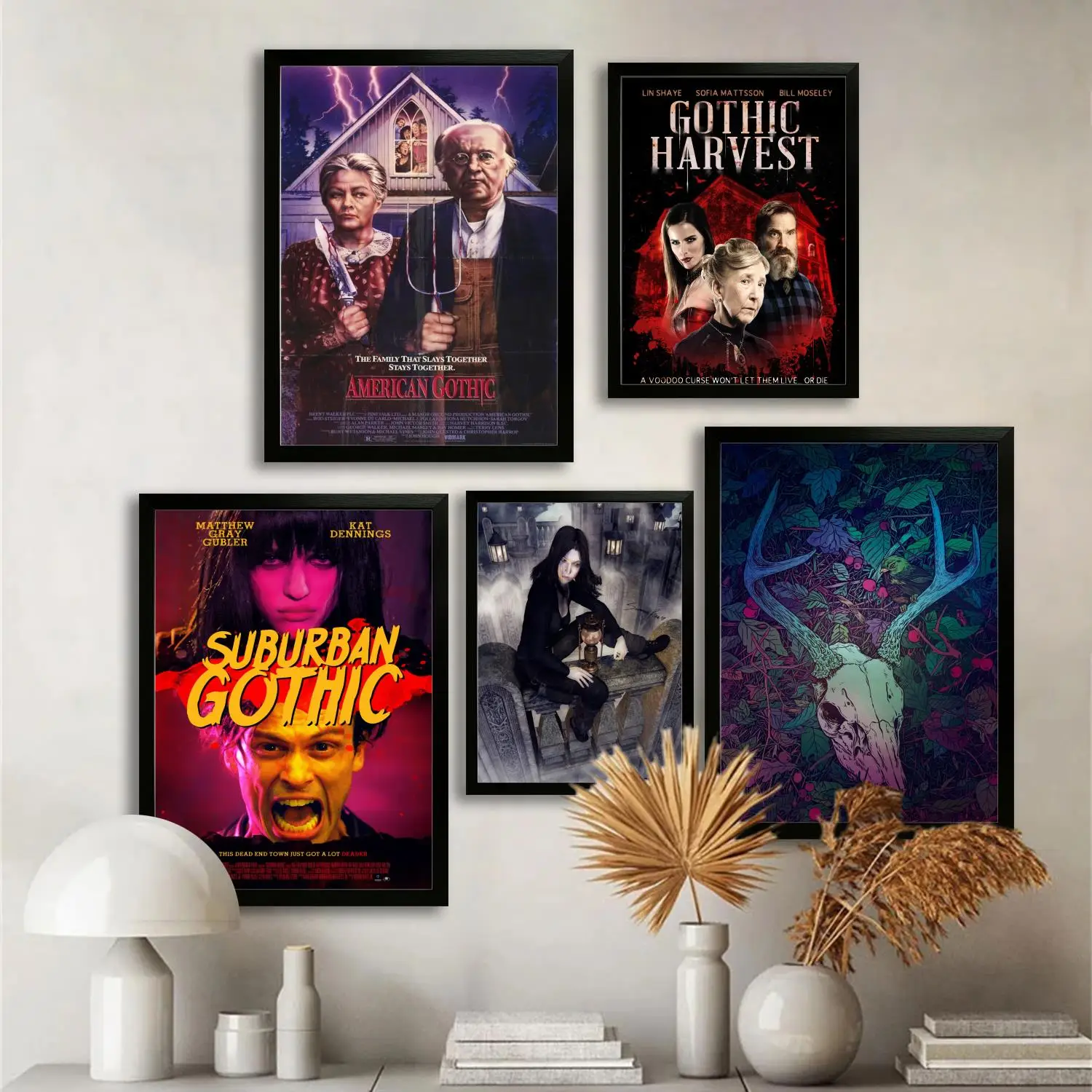 

goth Canvas Art Poster, Wall Art, Picture Print, Modern Family, Bedroom Decor, Posters,Decorative painting