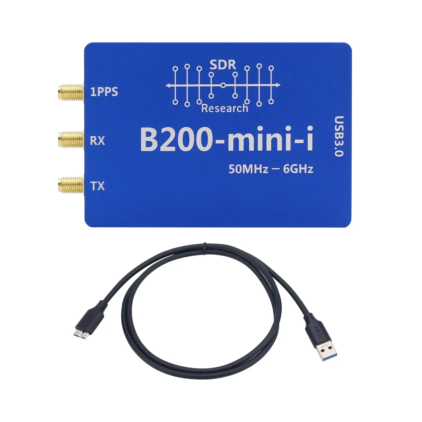 2026 B200-mini-i SDR 50MHz - 6GHz Software Defined Radio RF Development Board with High Quality CNC Case