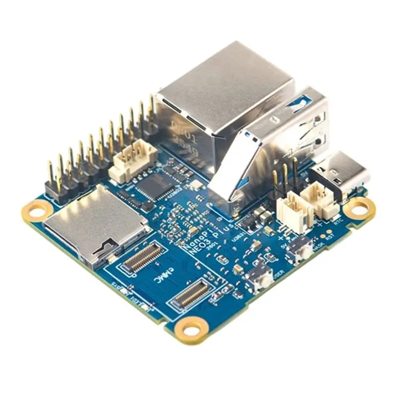 A13E-For Nanopi Neo3plus RK3528 Mini Development Board Featuring Gigabit Ethernet 2GB EMMC Expansion Support