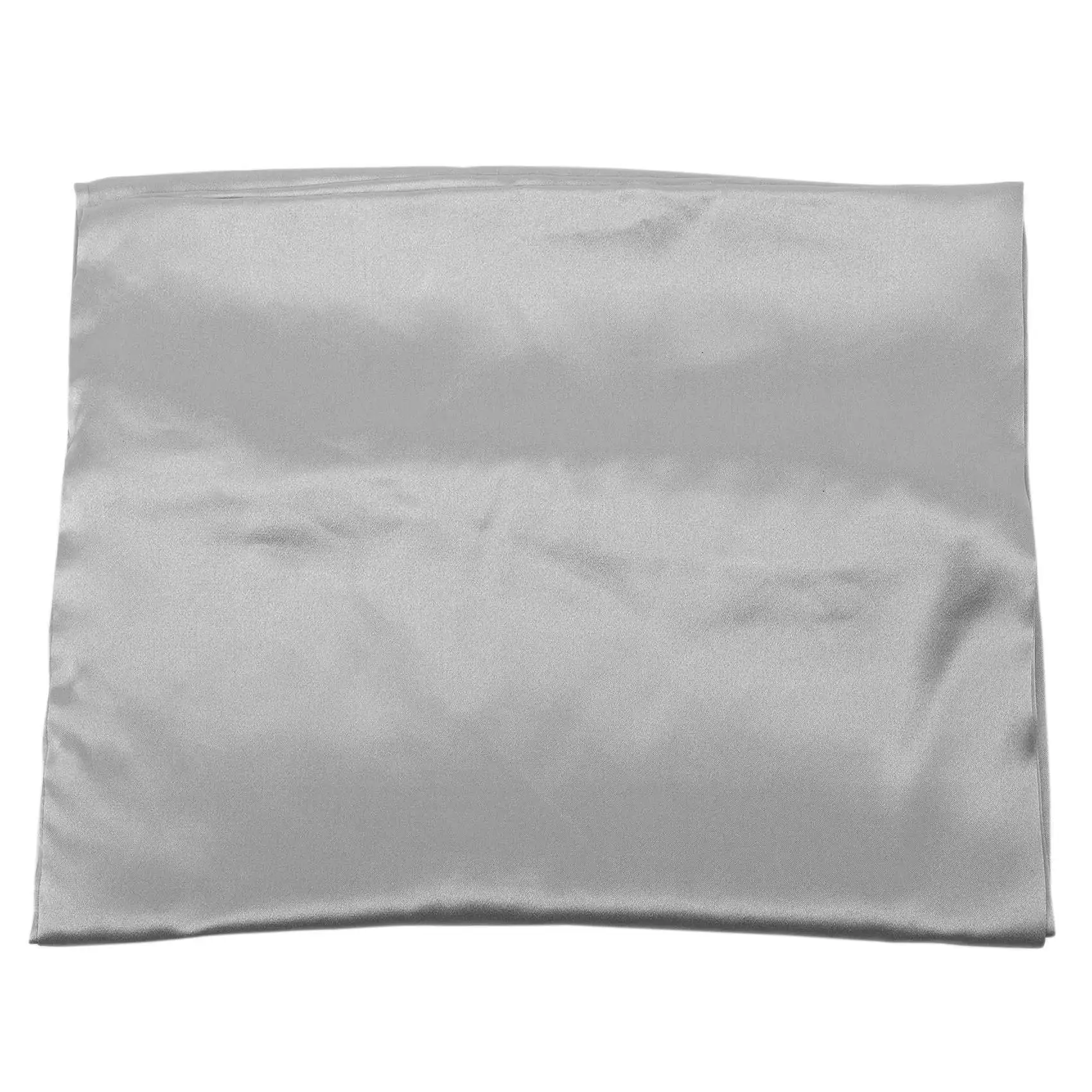 ABMI-2X Both Sides Natural Pure Mulberry Silk Pillowcase For Hair And Skin, 600 Thread Count 50X75cm-Silver Gray,