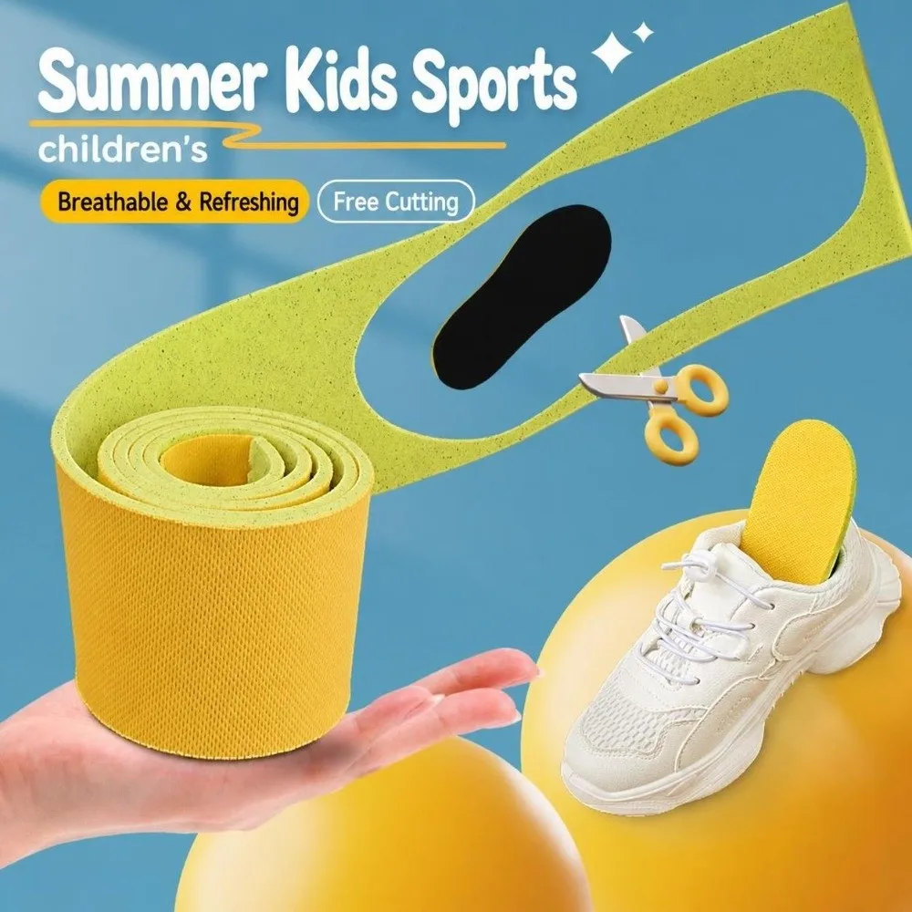 Comfortable Memory Foam Self-Cutting Insoles Breathable Free Cutting Sports Insole Shock Absorption Soft Shoe Pad