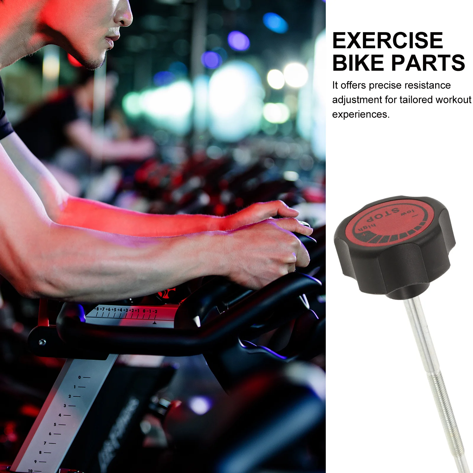 مقبض دراجة تدريب ثابت قابل للتعديل بديل للياقة البدنية لملحقات أجزاء الدراجة المتمرنة الثابتة