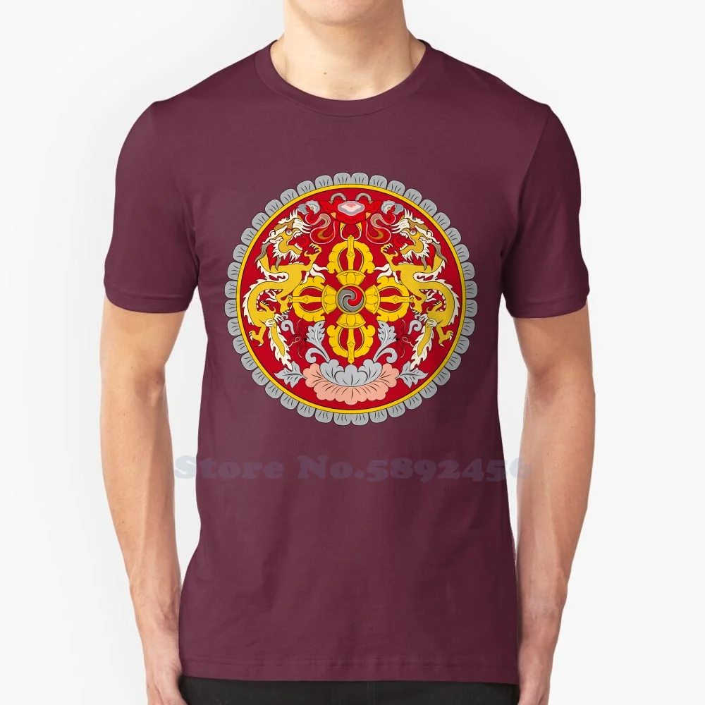 Bhutan Brand Logo Streetwear 100% Cotton T Shirt Top Quality Graphic Tees