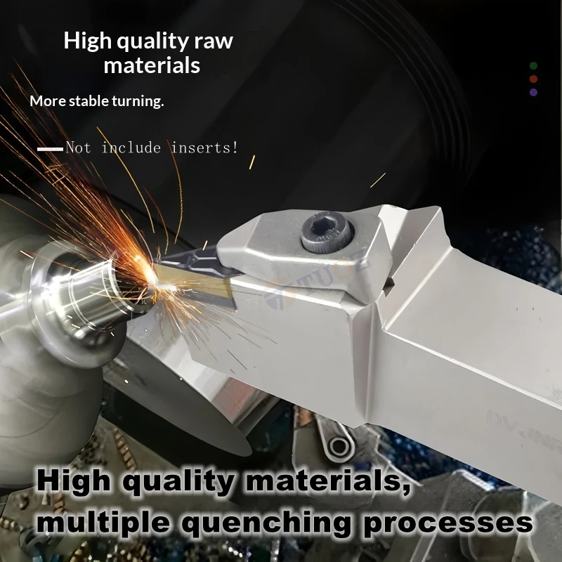 D-type CNC Turning Tool Holder DVJNR/DVJNL/DVVNN 2020K16 2525M16 External Turning Tool Holder