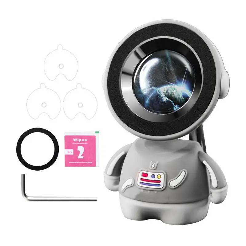

Car Magnet Phone Mount Phone Mount For Car 360 Degree Rotation Astronaut Design Stable Bracket For Most Smartphones Vehicle