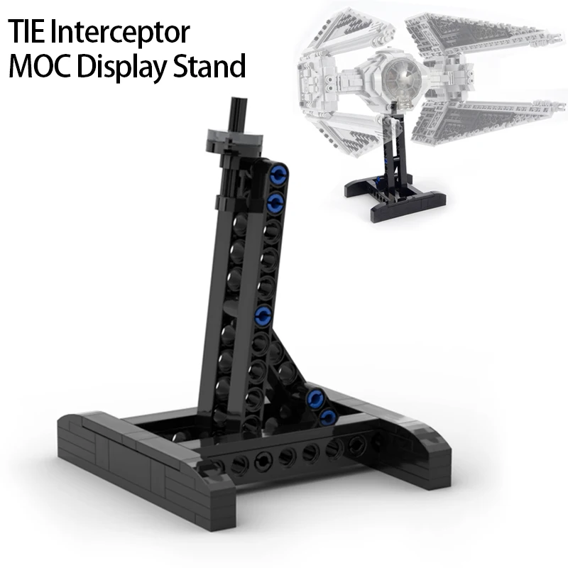 

Customize 75095 TIE Interceptor Fighter Display Stand Building Blocks DIY MOC Assemble Model Display Bricks Children Toys Gifts