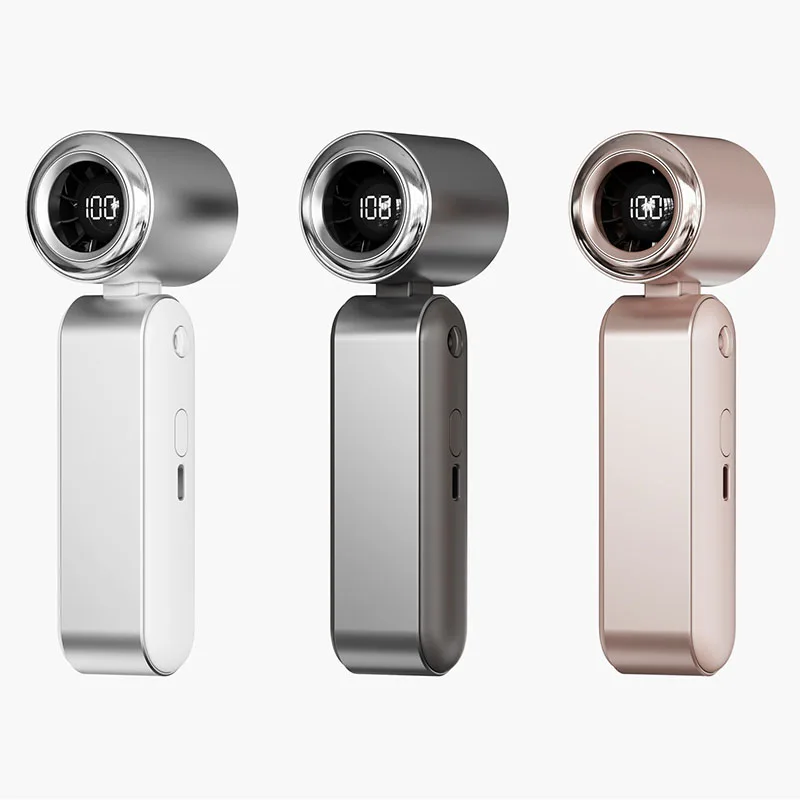 2025 Новый подвесной вентилятор на шею, ленивый безлопастной вентилятор на талии, подвесной USB-дисплей с высокой ветровой мощностью, подвесной маленький вентилятор на шею, трансграничный