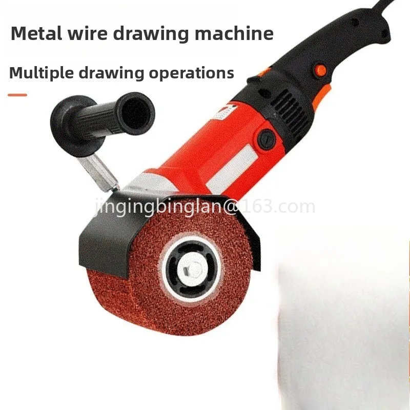 Polishing machine Industrial portable stainless steel grade small electric speed regulating mirror metal wire drawing machine