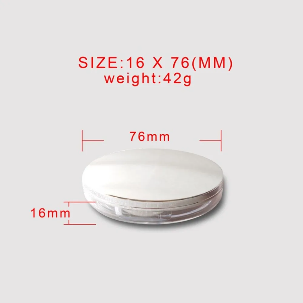 5g Powder Box Portable Ultra-thin Empty Makeup Jar Plastic with Mirror Cosmetics Container Travel