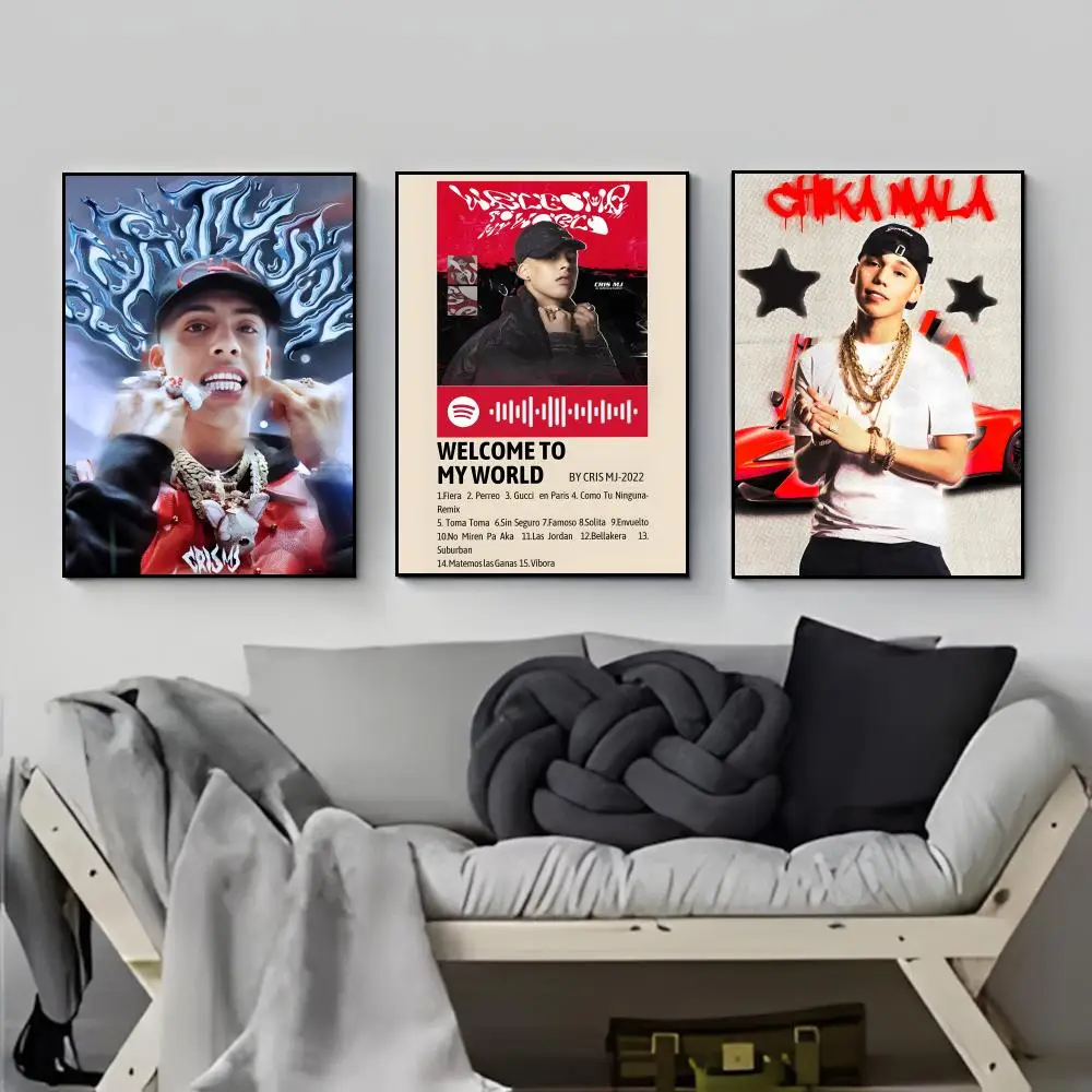 Music Star C-Cris MJ Poster Poster HD  Waterproof Wall Sticker Bar Living Room Decor Gift