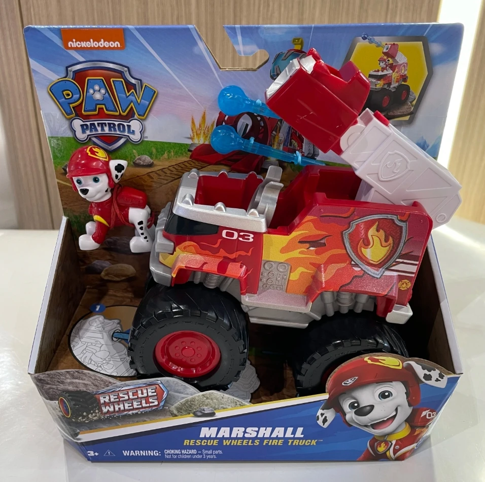 100% حقيقية باو باترول الإنقاذ عجلات أنيمي عمل الشكل لعبة Patrulla Canina كبسولة لعب الاطفال دمى الأطفال هدية عيد ميلاد #3