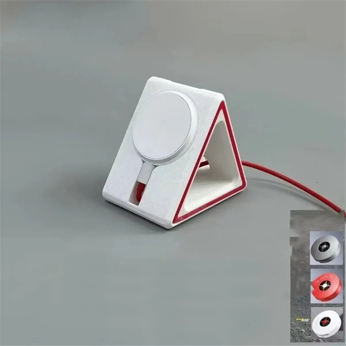 

Новая электроника: Магнитная беспроводная зарядная подставка 50 Вт, маленькая турбинная настольная вертикальная база Airvooc