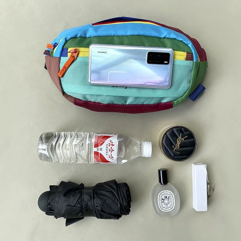 2025 حقيبة كتف الألبكة الجديدة 3L حقيبة الخصر الصيف في الهواء الطلق الدوبامين مقاوم للماء حقيبة ساعي الرياضة