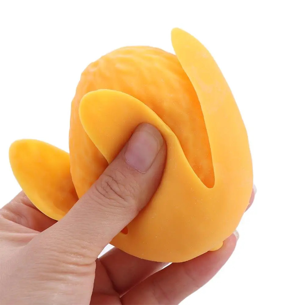 Jouet à presser à la main pour enfants, fruits simulés, toucher confortable, Fidget amusant, boule de libération, PU Charleroi Eve Squeeze Toys