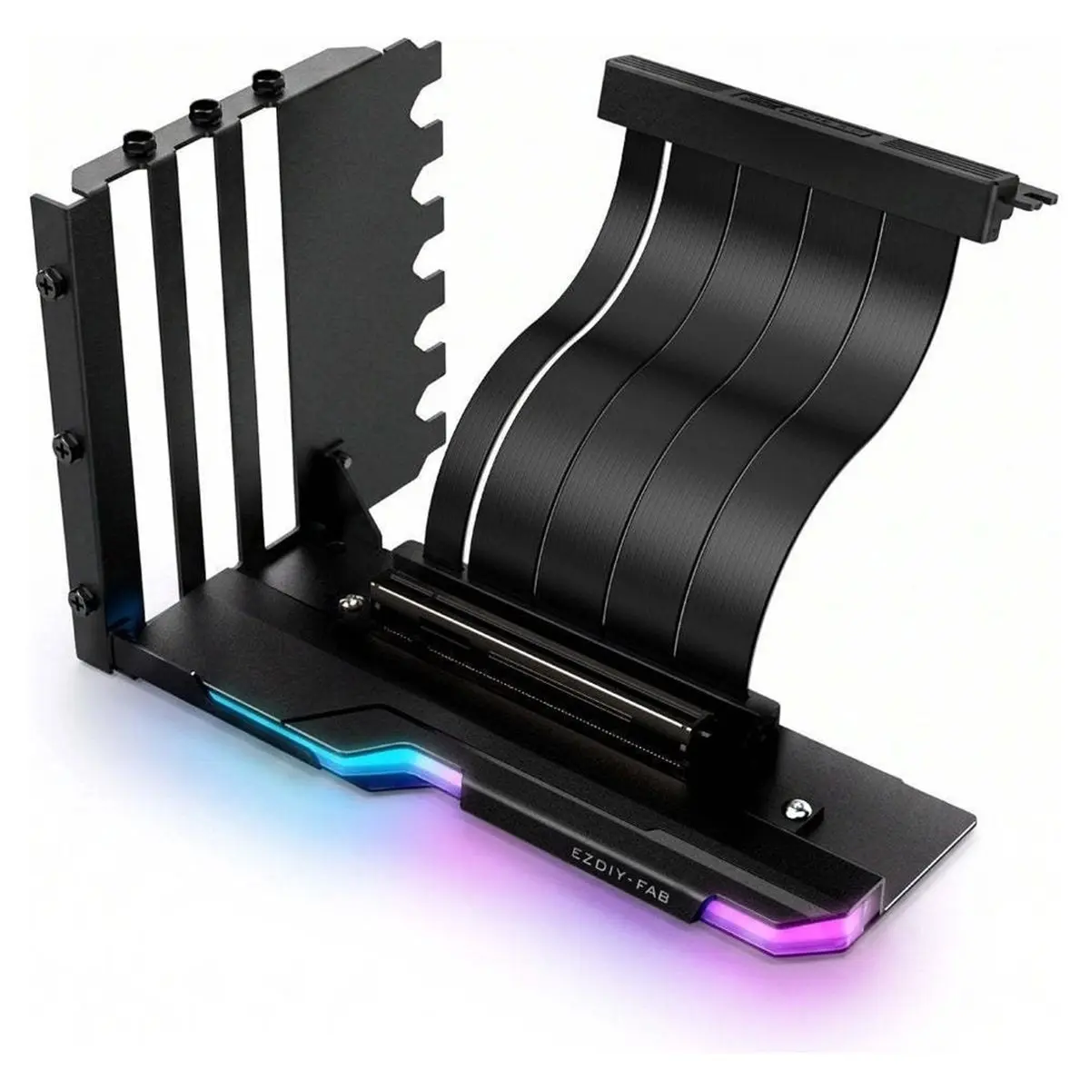 Y96A PCIe 5.0 4090 Vertical GPU Mount, Additional GPU Brace, 5V ARGB Sync, GPU Showcase, Mid/Full ATX Cases, 7+ PCIe Slots A