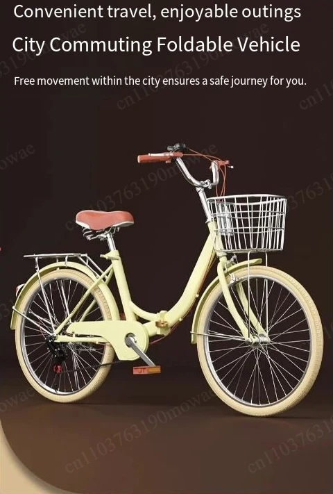 New 20 22 24 26 inch mountain variable speed folding bicycle, male and female self