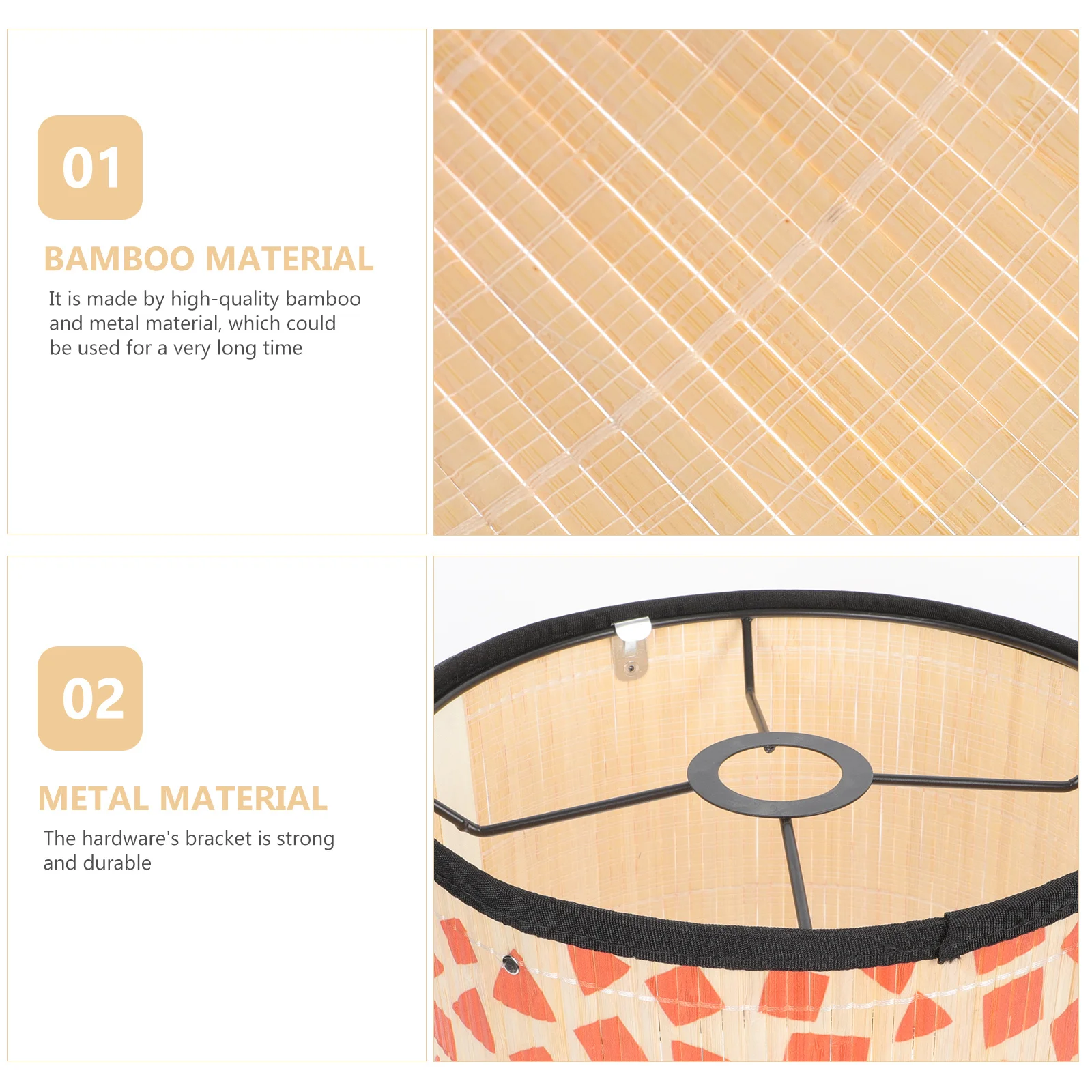 

прочный бамбуковый абажур для домашнего декора, многофункциональный потолочный светильник, уникальный винтажный стиль, домашний абажур