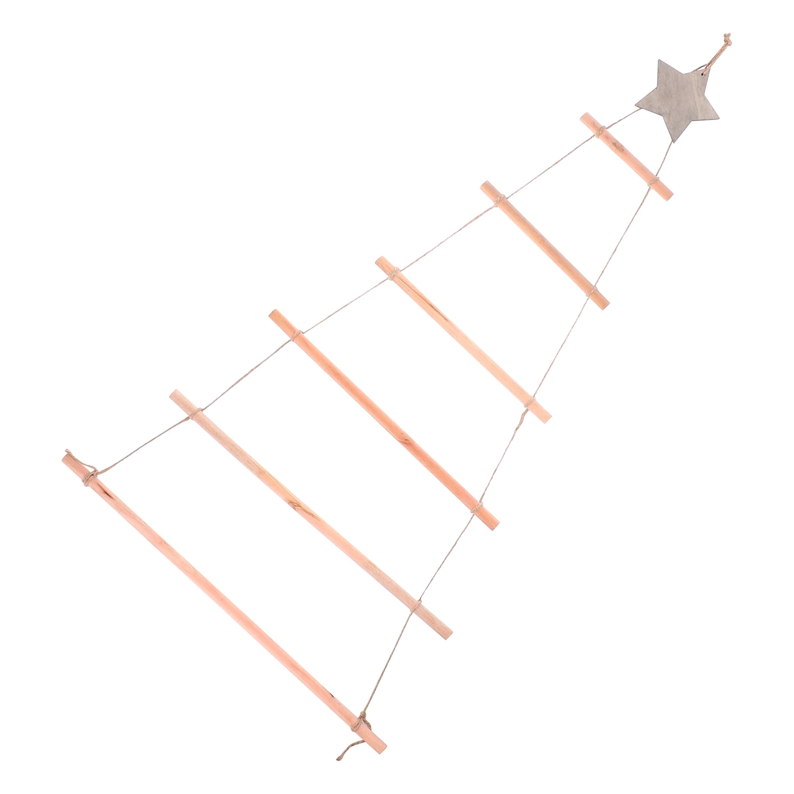 

Hanging Corner Shelf Tree Decorations Wooden Hanging Ladder Rustic Branch Holder Wall Home Holiday Xmas Decoration