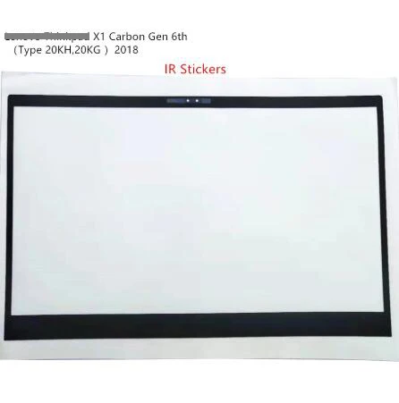 

Original New for X1 Carbon 6th Gen LCD Trim Bezel Strip Cover Front Frame Bezel Stickers 01YR450 IR