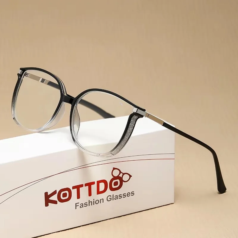 Fashion Cat Eye Women Glasses Frame Men Retro Eyewear Vintage Plastic Spectacles Optical Clear Lens Eyeglasses Frame