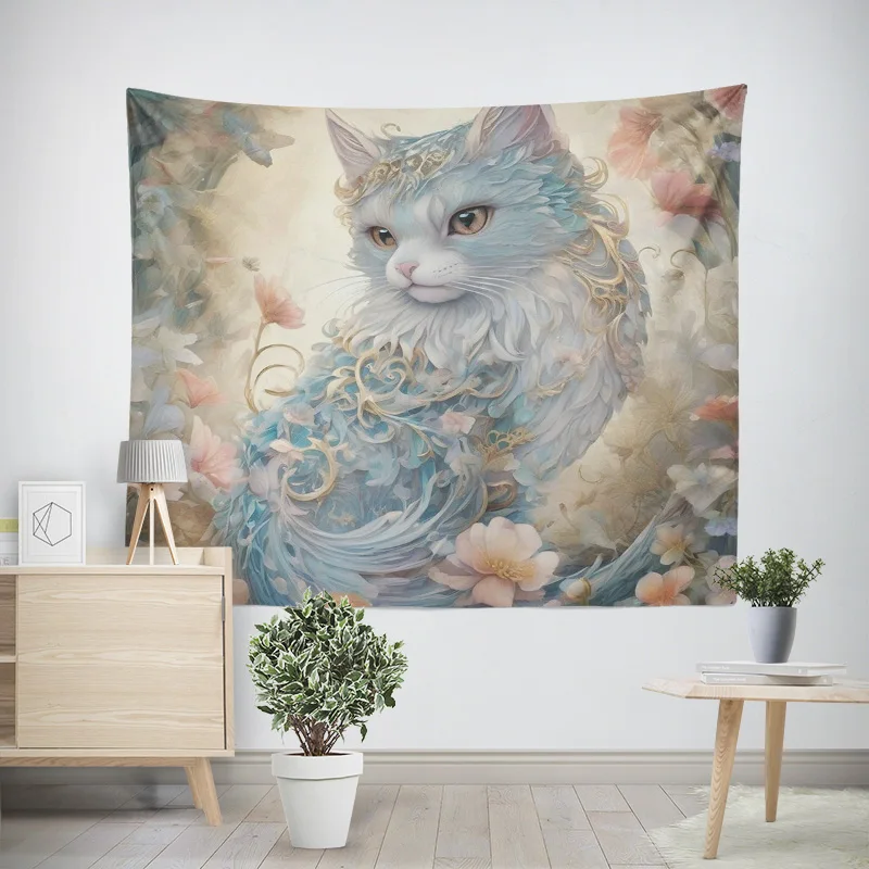 

Animal Theme Illustration Tapestries Wall Cloth Living Room Bedroom Decoration Modern Abstract Art Home Textile Tapestries