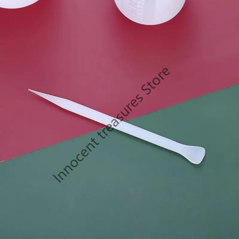 

3XUA Чашка для смешивания Дозирующие чашки для смешивания с точной масштабной силиконовой мешалкой