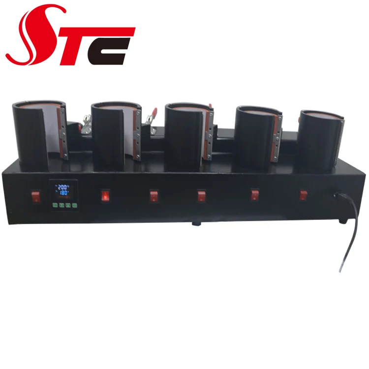 

CE Certification Digital 5 Stations Ceramic Mug Cup Sublimation Heat Press Printing Machine