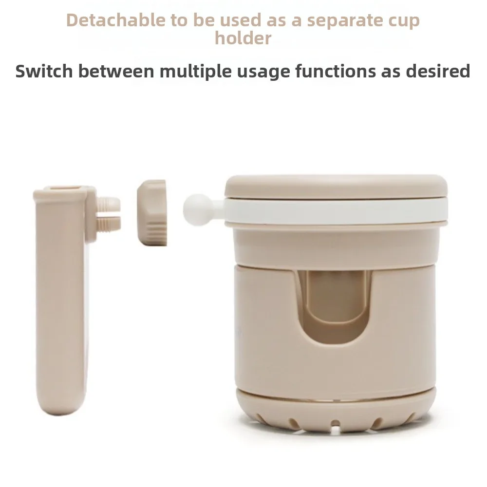 Uchwyt na kubek do wózka dziecięcego o dużym średnicy otworu, regulowany, antypoślizgowy, uchwyt na napoje dla dzieci, uchwyt na telefon, uchwyt na kawę, napoje, butelkę z wodą