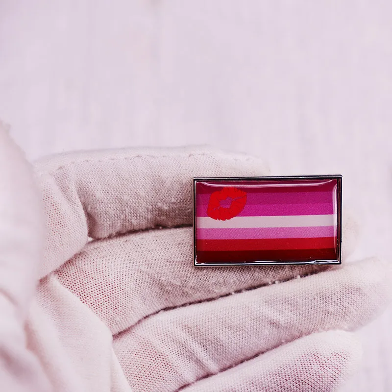 سلسلة فخر سحاقية دبوس مينا معدني ، بروش علم كلمة Lgbt ، زخرفة حقيبة الظهر ، هدايا المجوهرات ، لطيف ، فاخر